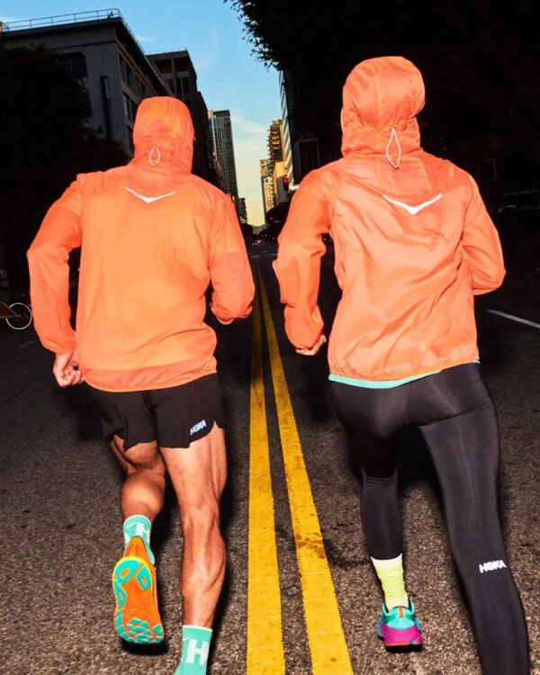 Skyflow Jacket Viz - electric tangerine