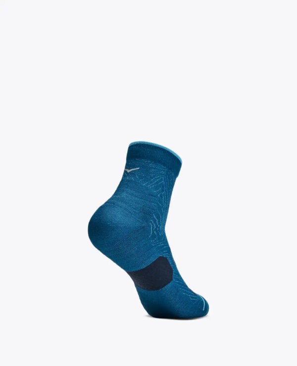 Quarter Run Sock - night glow blue